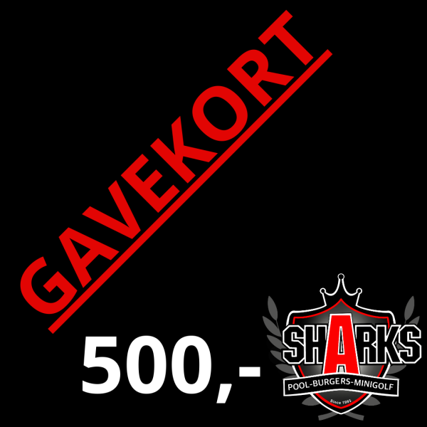 Gavekort 500,-